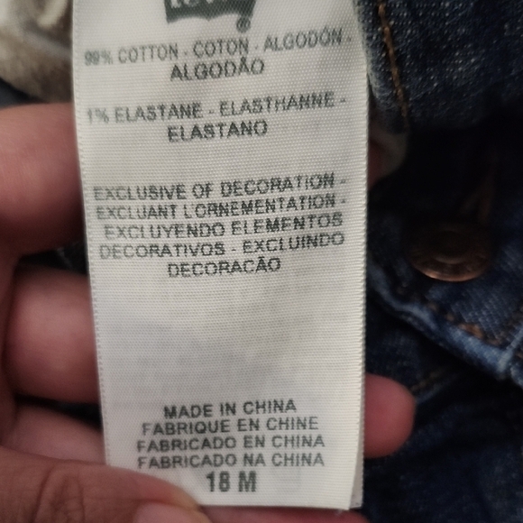 Levis Boot Cut 580 Jeans Size 18M - Picture 3 of 6